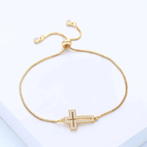 Cross Chain Bracelet