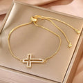 Cross Chain Bracelet