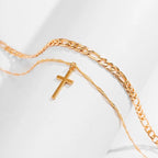 Figaro Cross Necklace