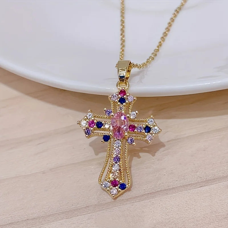 Vintage Cross Necklace