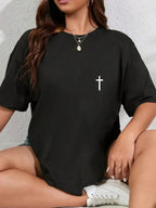 Minimalist Cross Tee