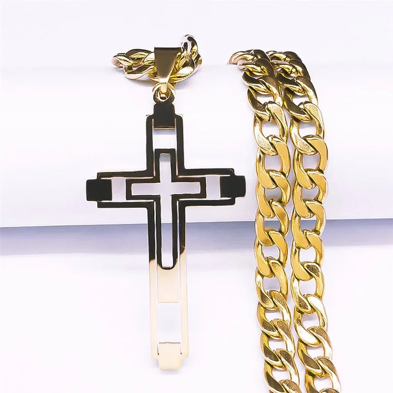 Hip Hop Cross Necklace