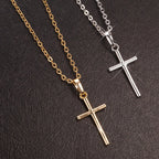 Crystal Jesus Necklace