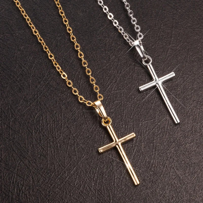 Crystal Jesus Necklace
