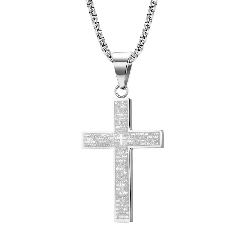 Scripture Cross Necklace