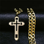 Hip Hop Cross Necklace