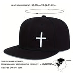 Cross Embroidered Hat