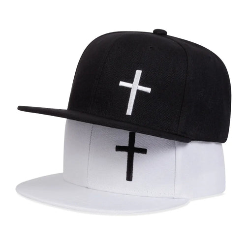 Cross Embroidered Hat