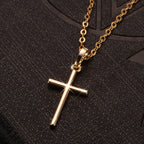 Crystal Jesus Necklace