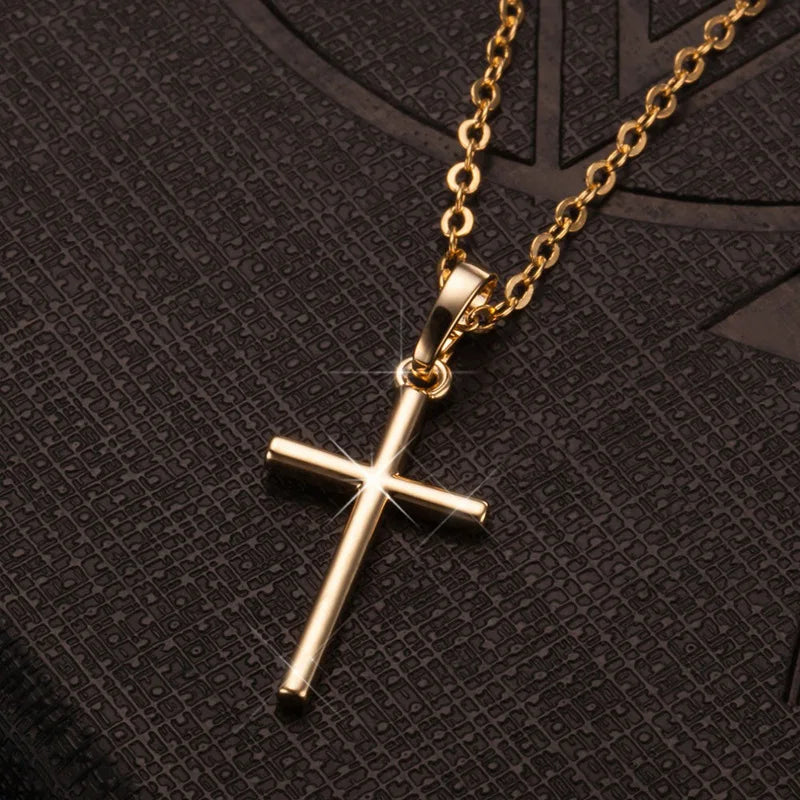Crystal Jesus Necklace