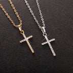 Crystal Jesus Necklace