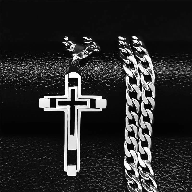 Hip Hop Cross Necklace