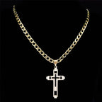 Hip Hop Cross Necklace