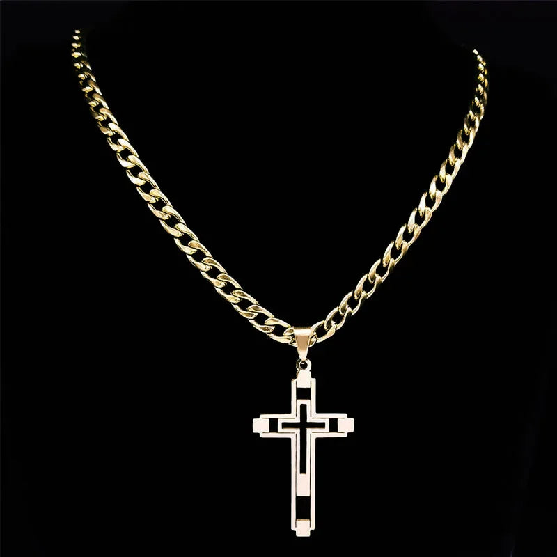 Hip Hop Cross Necklace