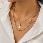 Figaro Cross Necklace