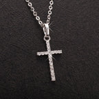 Crystal Jesus Necklace